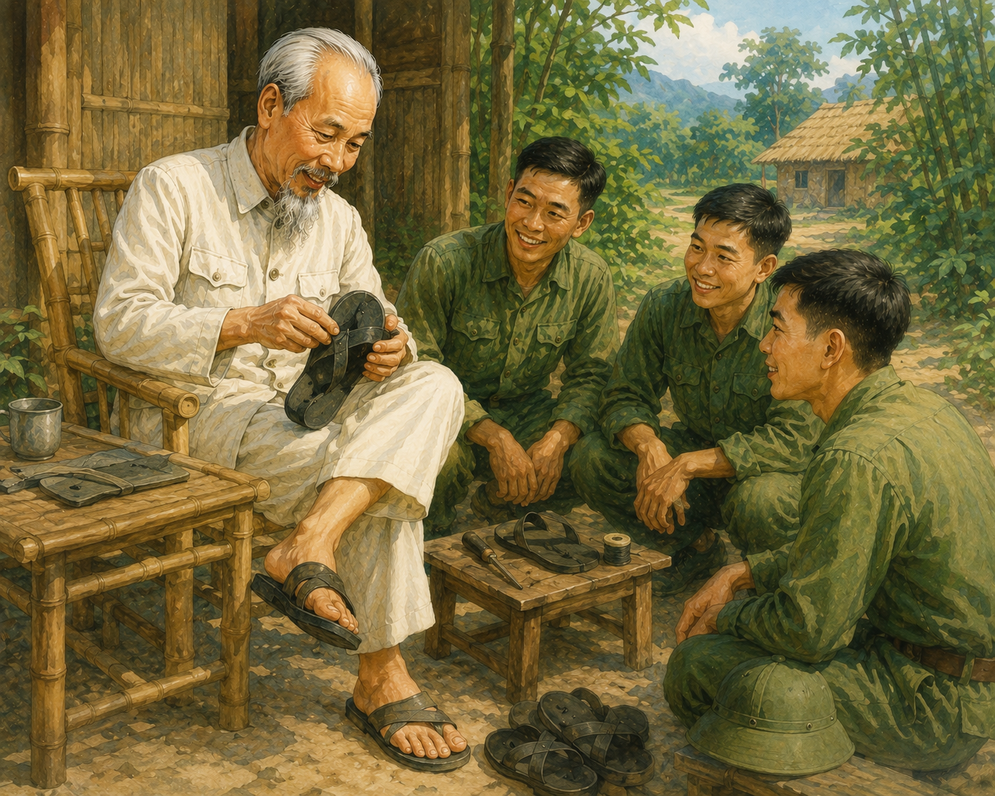 ĐÔI DÉP BÁC HỒ