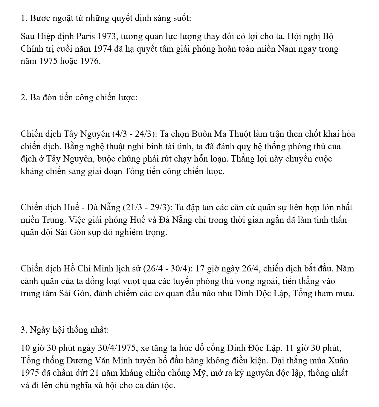 30/4/1975 - Thời khắc lịch sử rạng rỡ của dân tộc Việt Nam