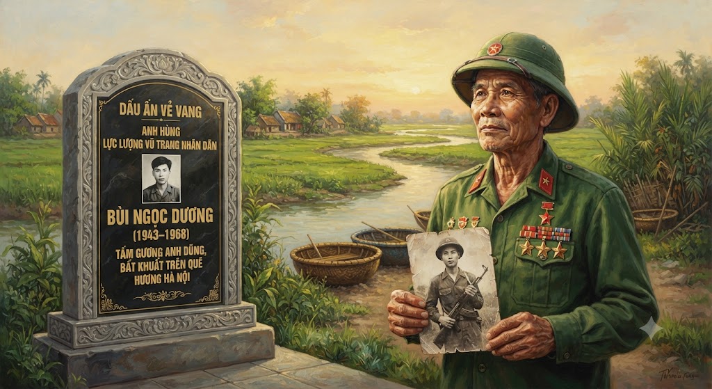 DẤU ẤN VẺ VANG: ANH HÙNG LỰC LƯỢNG VŨ TRANG NHÂN DÂN BÙI NGỌC DƯƠNG (1943–1968) – TẤM GƯƠNG ANH DŨNG, BẤT KHUẤT TRÊN QUÊ HƯƠNG HÀ NỘI