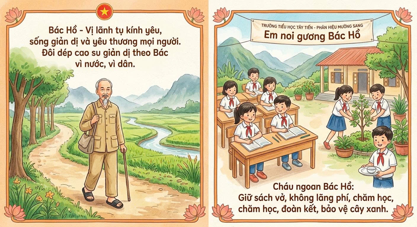 Từ đôi dép của Bác đến bài học hôm nay