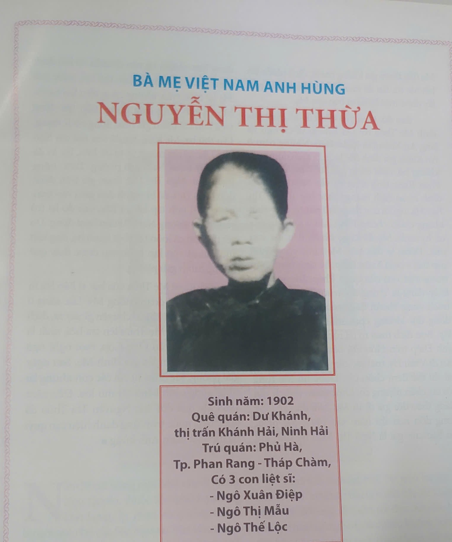 én nước mắt tiễn con, Mẹ Thừa giữ trọn nghĩa nước tình nhà
