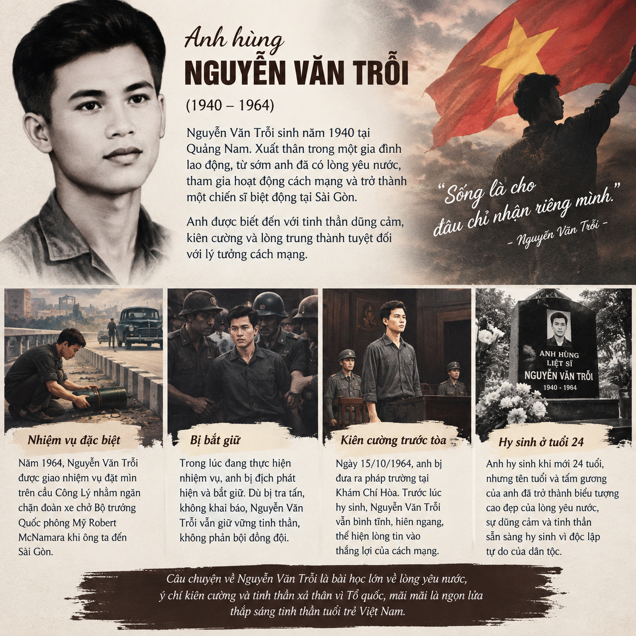 Câu chuyện lịch sử về Nguyễn Văn Trỗi