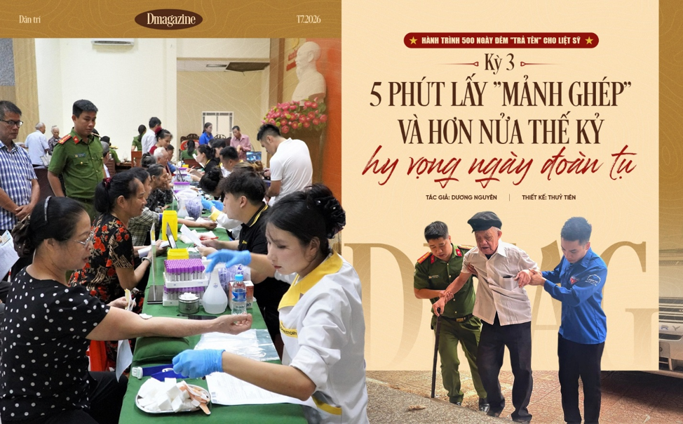KÝ SỰ KỲ 3 -  5 PHÚT LẤY “MẢNH GHÉP” VÀ HƠN NỬA THẾ KỶ HY VỌNG NGÀY ĐOÀN TỤ