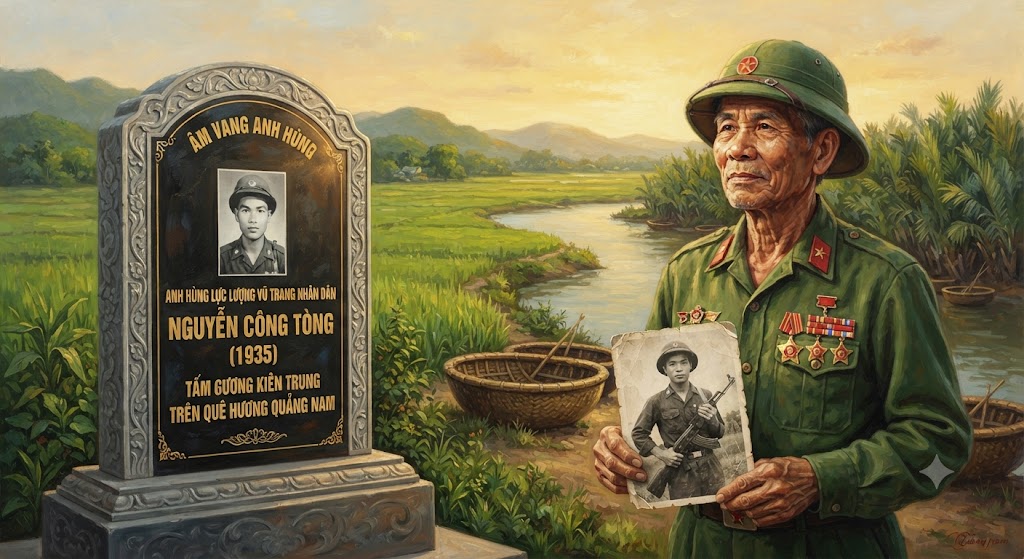 DẤU ẤN VẺ VANG: ANH HÙNG LỰC LƯỢNG VŨ TRANG NHÂN DÂN NGUYỄN CÔNG TÒNG (1935) – TẤM GƯƠNG KIÊN TRUNG TRÊN QUÊ HƯƠNG QUẢNG NAM