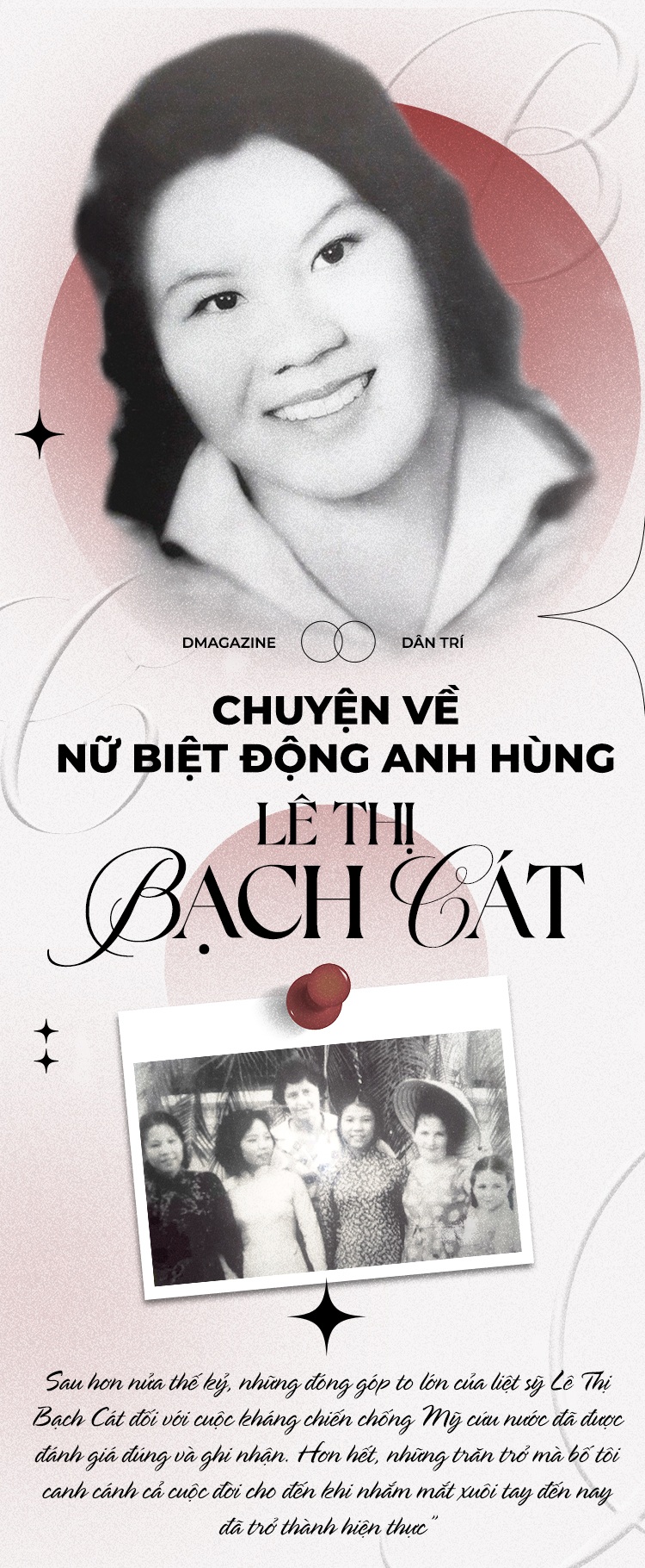 Nhà giáo Lê Thị Bạch Cát - Nữ biệt động