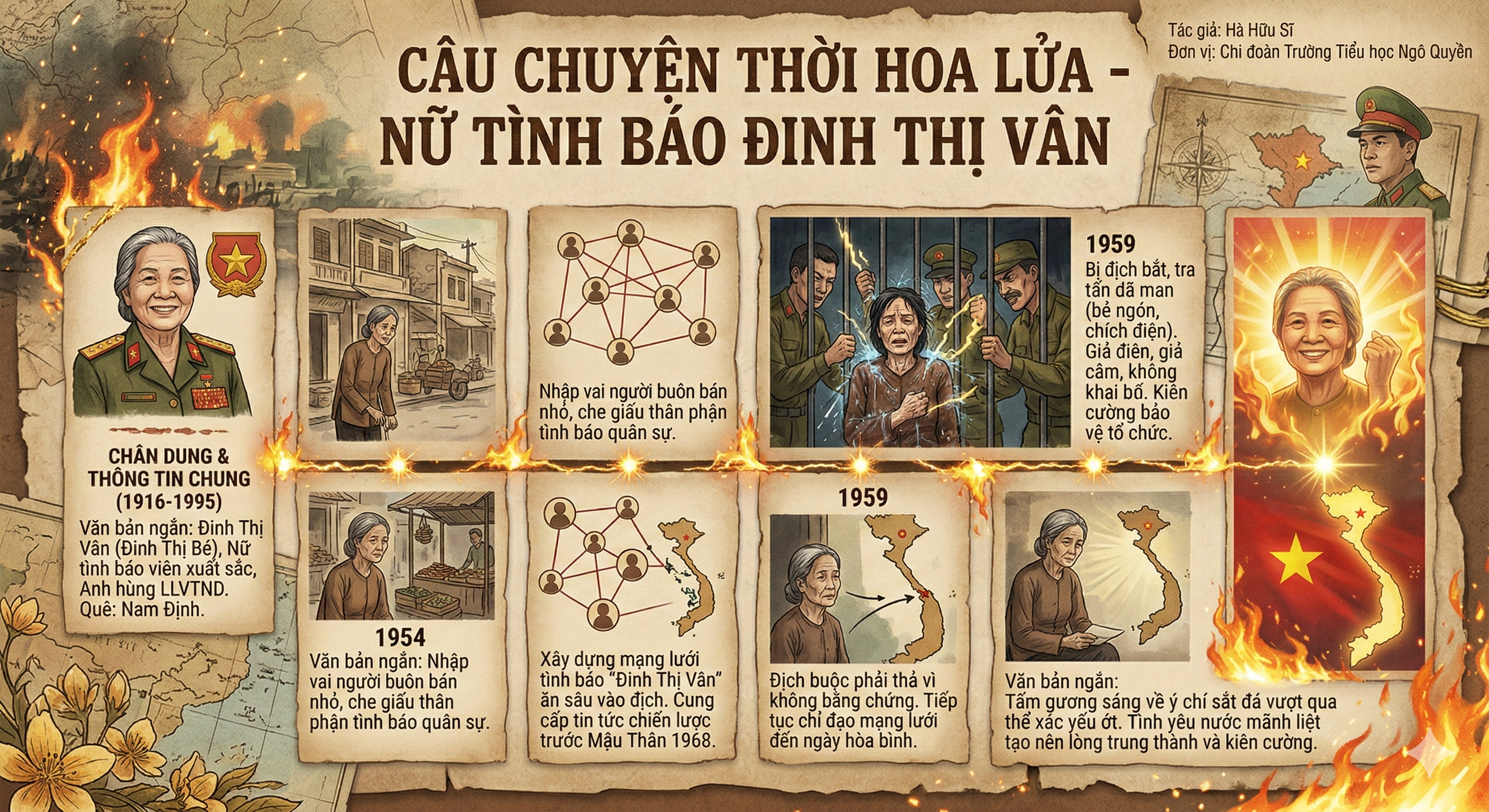 CÂU CHUYỆN THỜI HOA LỬA - Nữ tình báo Đinh Thị Vân