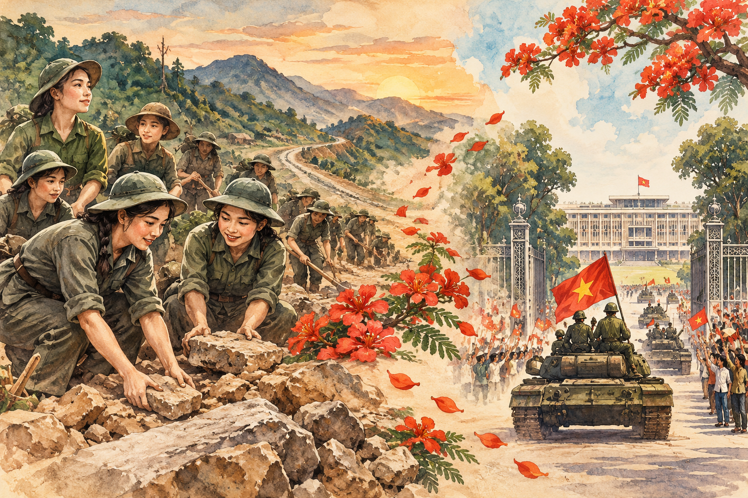 “TỪ NGÃ BA ĐỒNG LỘC ĐẾN CÁNH CỔNG NGÀY TOÀN THẮNG”