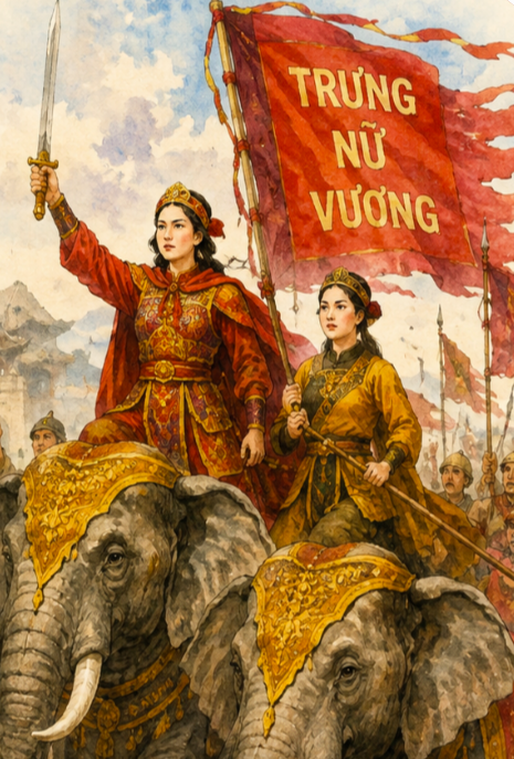 Hai Bà Trưng – Khi lòng yêu nước hóa thành khí phách