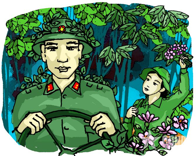 Người Lính Lái Xe Trên Đường Trường Sơn