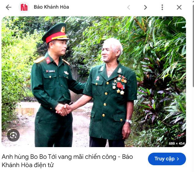 Tiếng Đá Lăn Trên Đỉnh Khánh Sơn Và Huyền Thoại Về Người Anh Hùng Bo Bo Tới