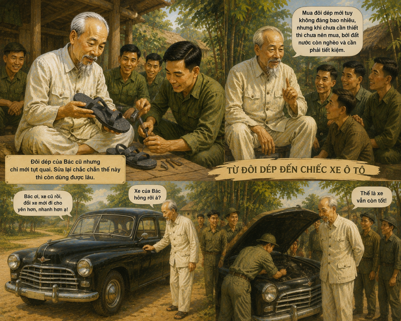 TỪ ĐÔI DÉP ĐẾN CHIẾC XE Ô TÔ