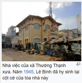 LÊ BÌNH – NGƯỜI CHIẾN SĨ TRONG NHỮNG NĂM ĐẦU CÁCH MẠNG