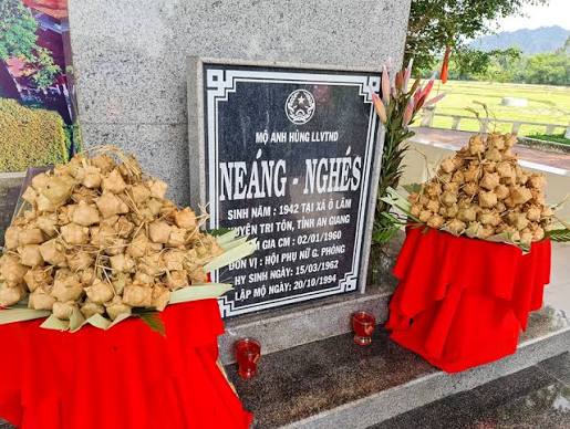 Anh hùng Neáng Nhế (xã Ô Lâm, huyện Tri Tôn)-Nữ anh hùng liệt sĩ người dân tộc Khmer