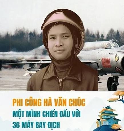 Hà Văn Chúc-Một mình chiến đấu với 36 máy bay địch