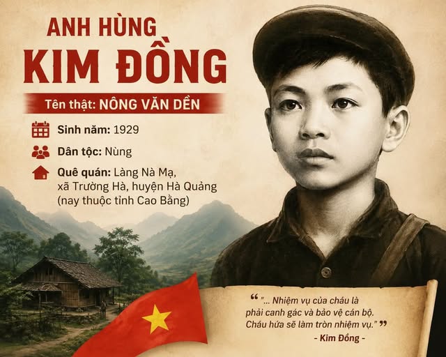 NÔNG VĂN DỀN – NGƯỜI ĐỘI TRƯỞNG MANG TÊN KIM ĐỒNG