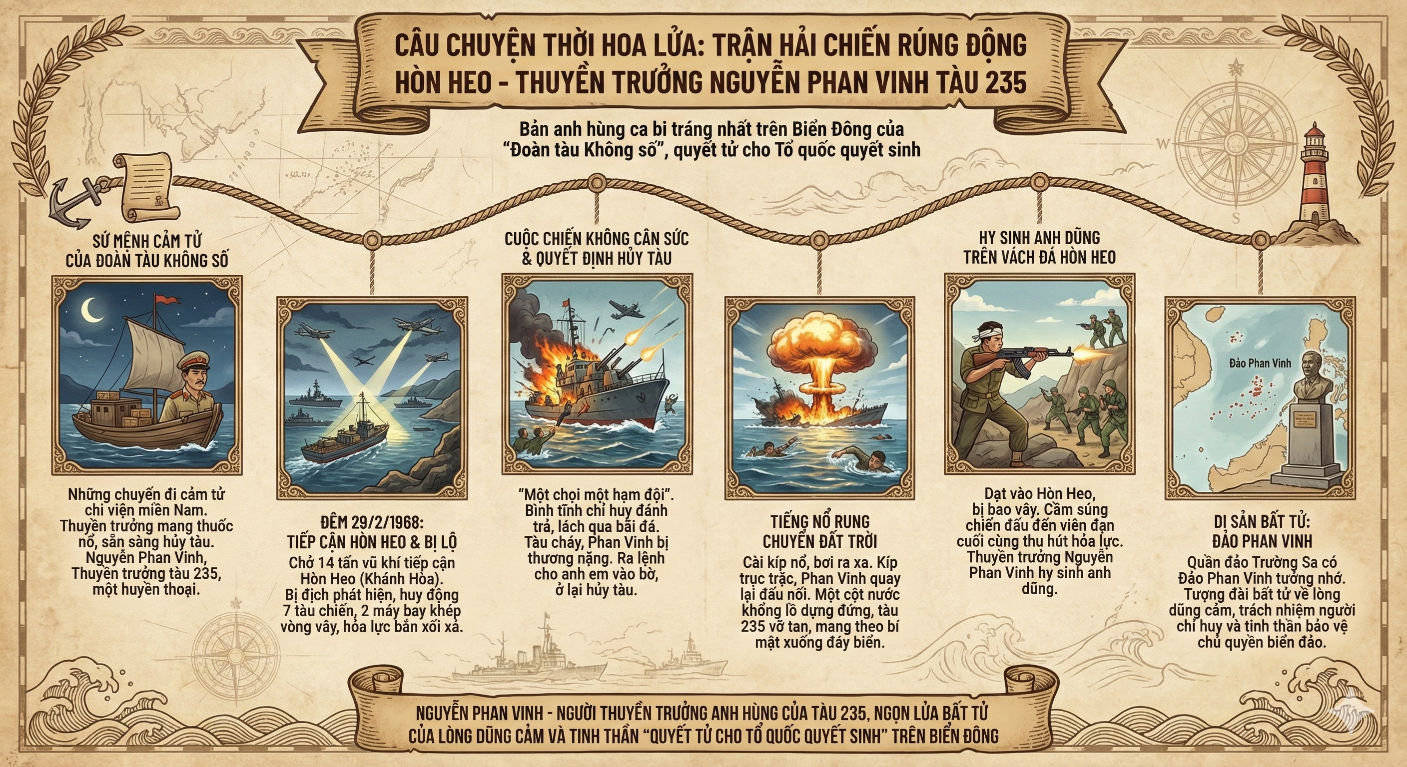 TRẬN HẢI CHIẾN RÚNG ĐỘNG HÒN HEO