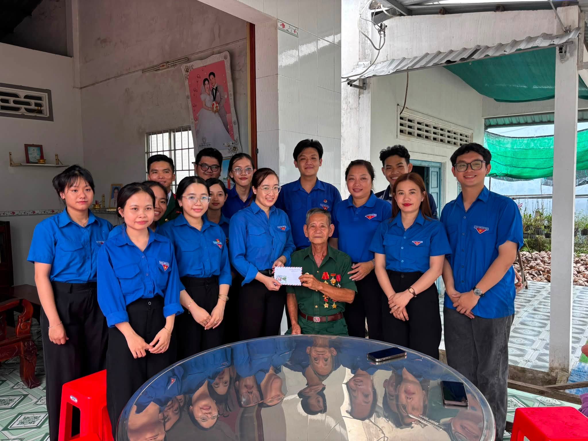 XÃ ĐOÀN VĨNH TUY PHỐI HỢP TỔ CHỨC CHƯƠNG TRÌNH VỀ ĐỊA CHỈ ĐỎ- TRI ÂN TRUYỀN THỐNG