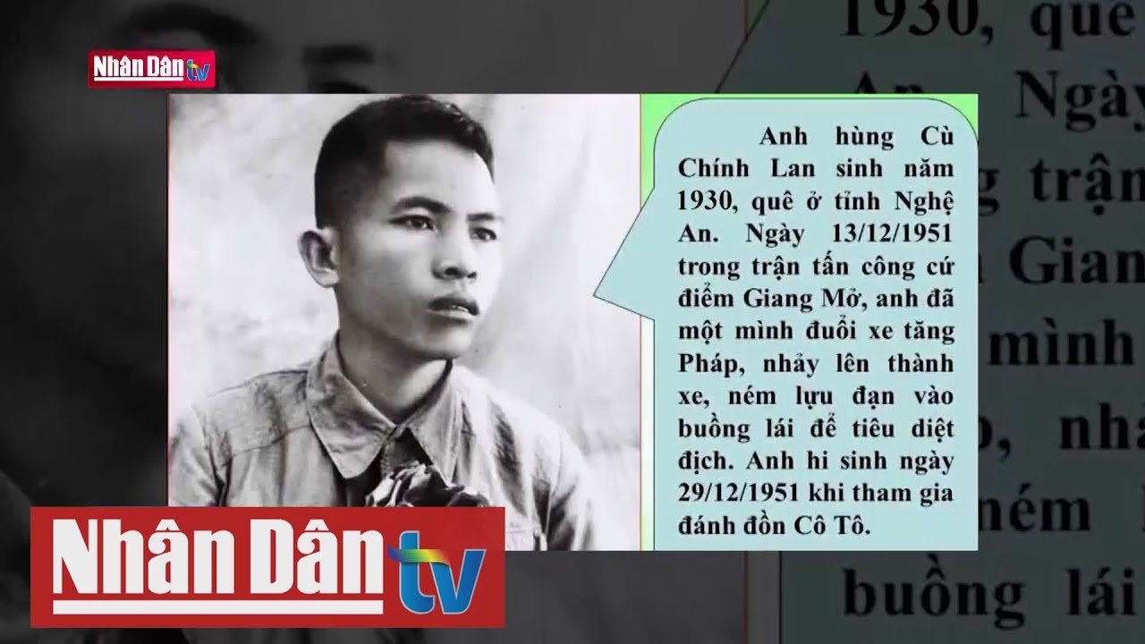 CÙ CHÍNH LAN – NGƯỜI CHIẾN SĨ ĐUỔI XE TĂNG