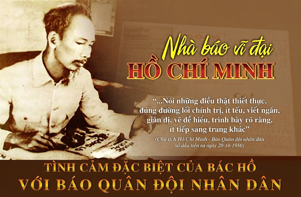 TÌNH CẢM ĐẶC BIỆT CỦA BÁC HỒ VỚI BÁO QUÂN ĐỘI NHÂN DÂN