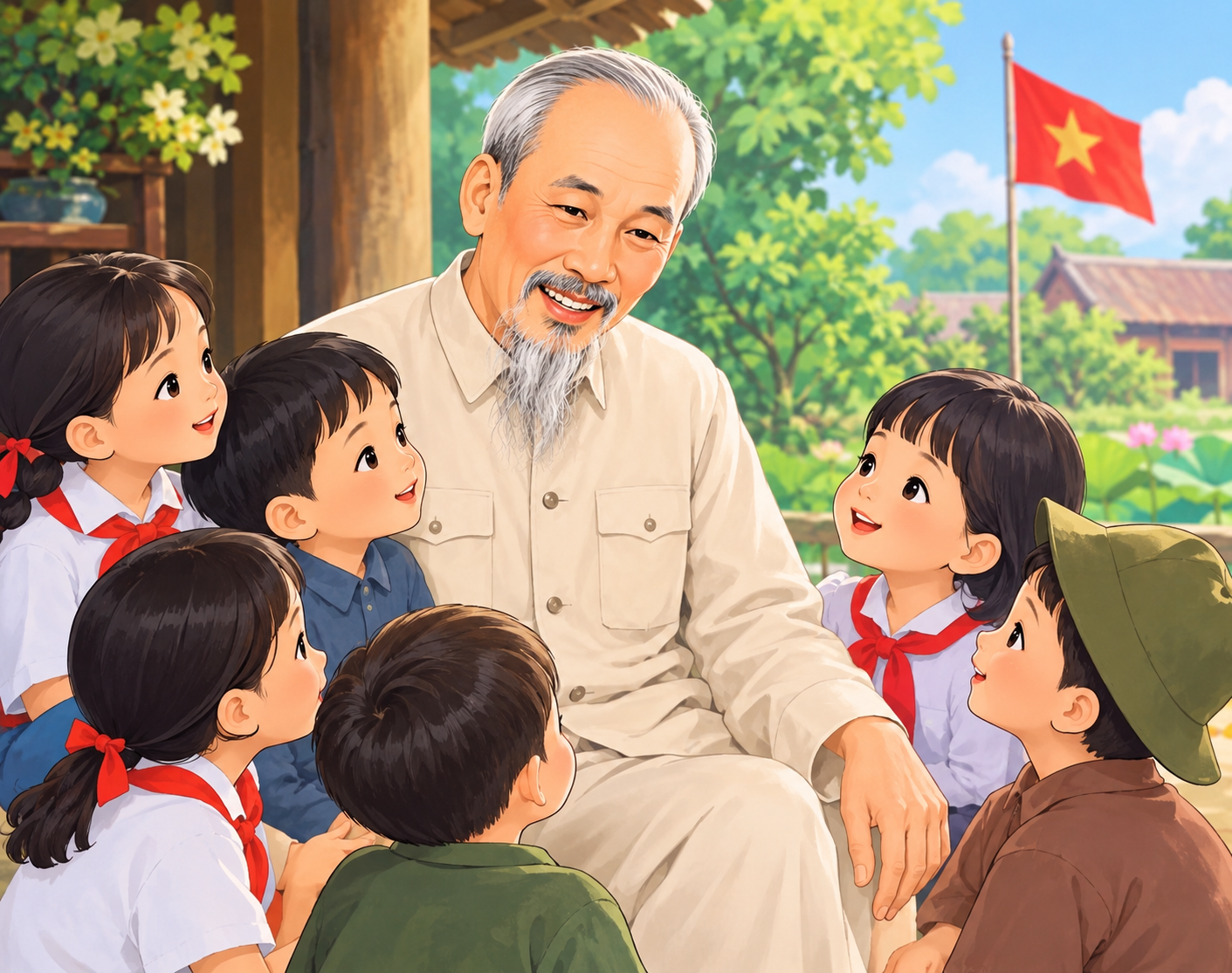 NGỌN LỬA TRONG TIM BÁC HỒ