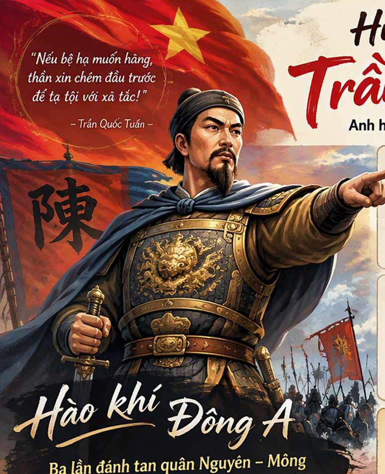 HƯNG ĐẠO VƯƠNG TRẦN QUỐC TUẤN - VỊ ANH HÙNG KIỆT XUẤT CỦA DÂN TỘC VIỆT NAM