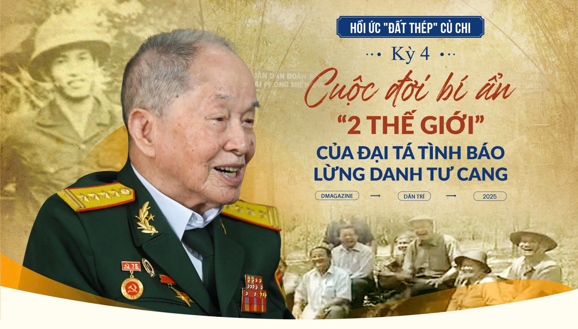 Cuộc đời bí ẩn, sống " hai thế giới" của đại tá tình báo lừng danh Tư Cang