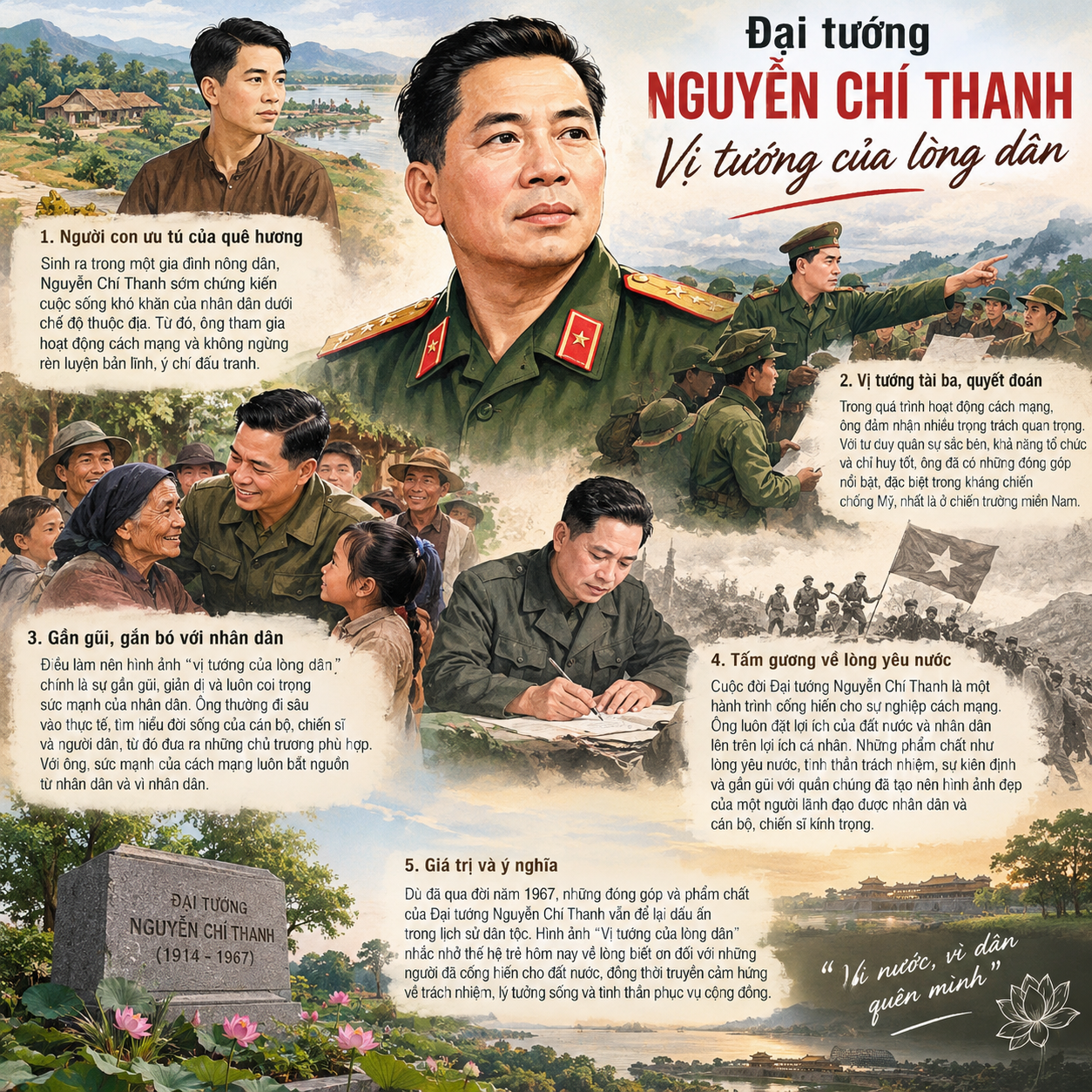Đại tướng Nguyễn Chí Thanh - vị tướng của lòng dân