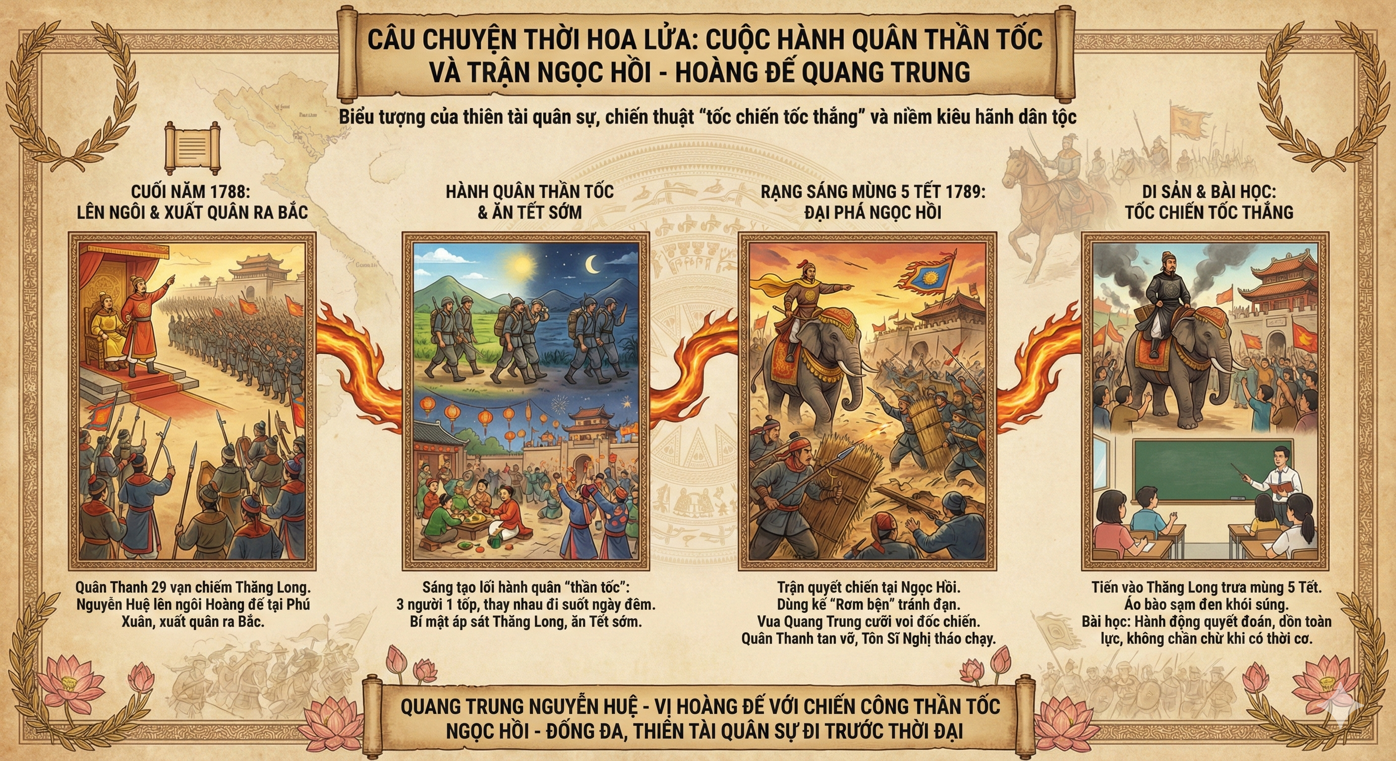 CUỘC HÀNH QUÂN THẦN TỐC VÀ TRẬN NGỌC HỒI