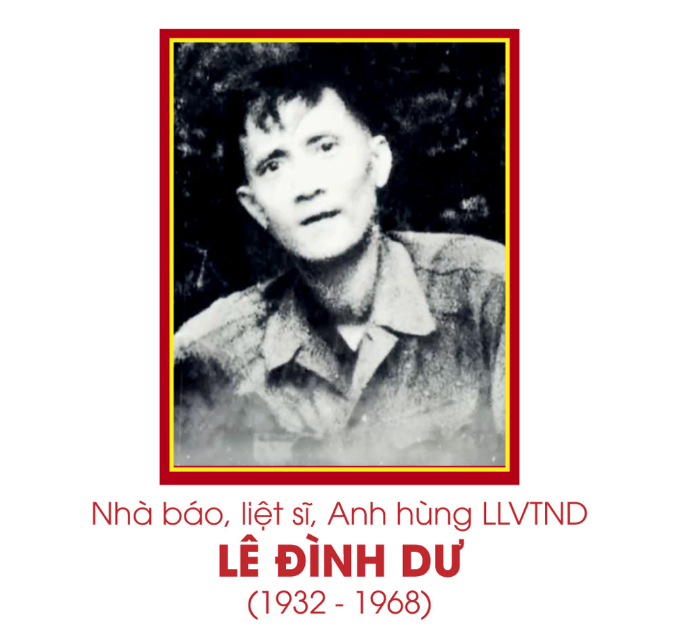 NHÀ BÁO, LIỆT SĨ, ANH HÙNG LLVTND LÊ ĐÌNH DƯ