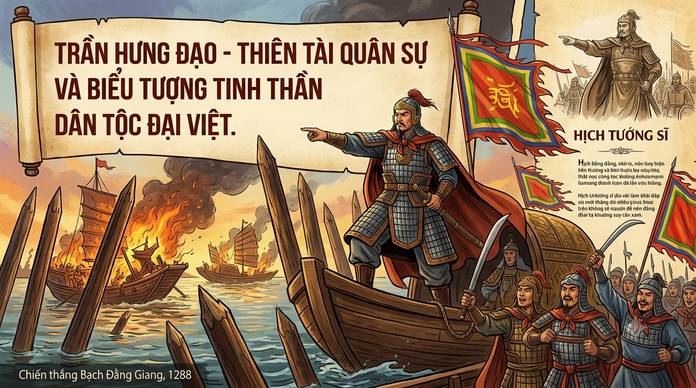 Trần Hưng Đạo - Thiên tài quân sự và biểu tượng tinh thần dân tộc Đại Việt
