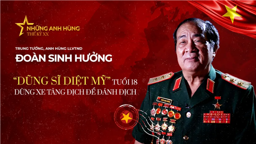 Trung tướng Đoàn Sinh Hưởng - Anh hùng lực lượng vũ trang nhân dân