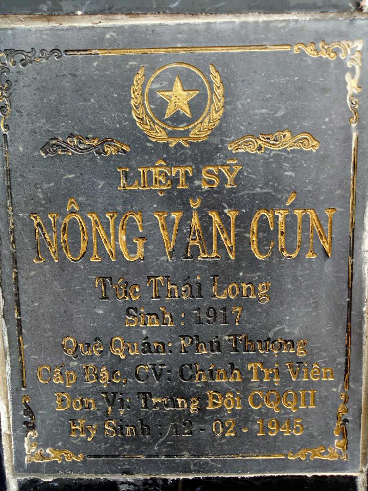 NÔNG VĂN CÚN – NGƯỜI CHỈ HUY QUẢ CẢM TRONG TIẾNG SÚNG BẮC SƠN