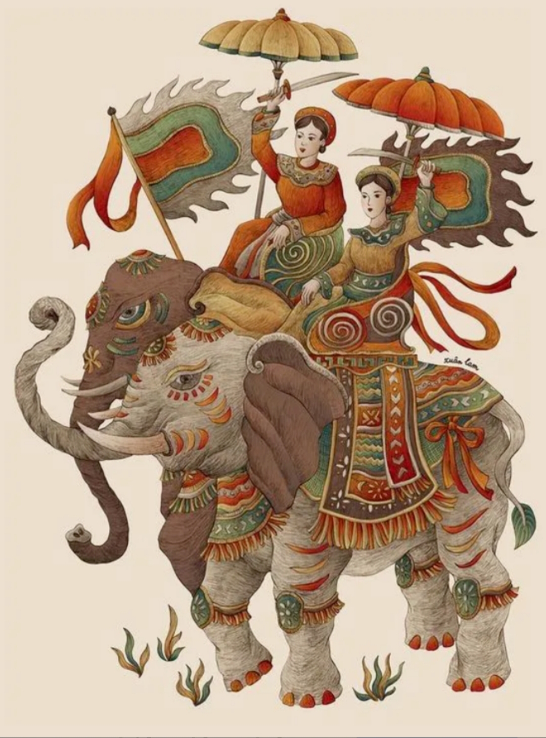 Hai Bà Trưng, Trưng Trắc và Trưng Nhị