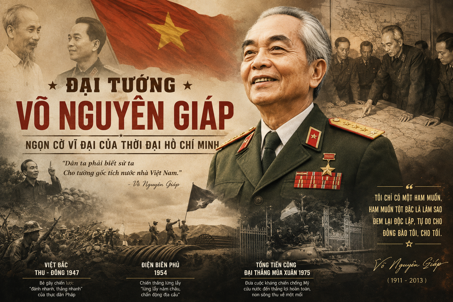 Đại tướng Võ Nguyên Giáp: Ngọn Cờ Vĩ Đại Của Thời Đại Hồ Chí Minh