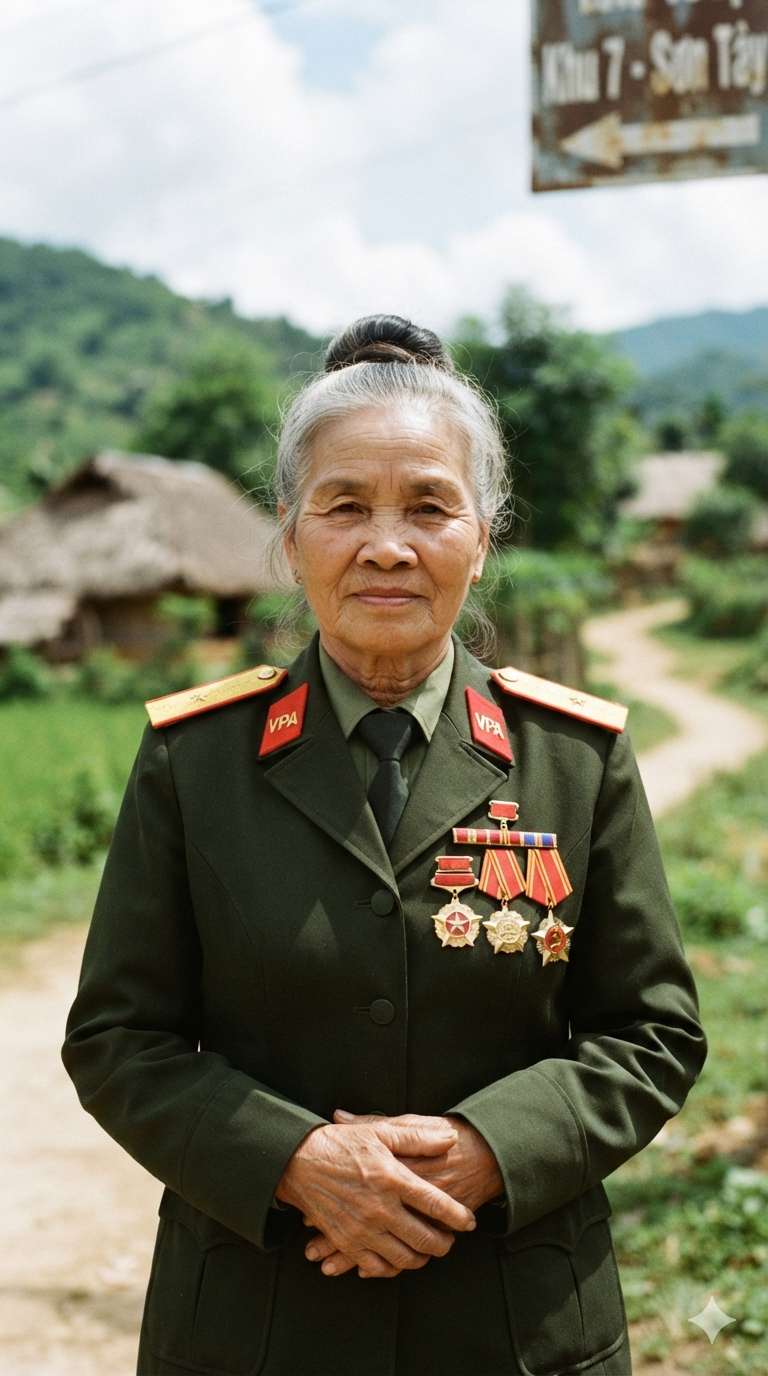 NGƯỜI CON GÁI KIÊN TRUNG GIỮA SƠN TÂY ĐẠI NGÀN