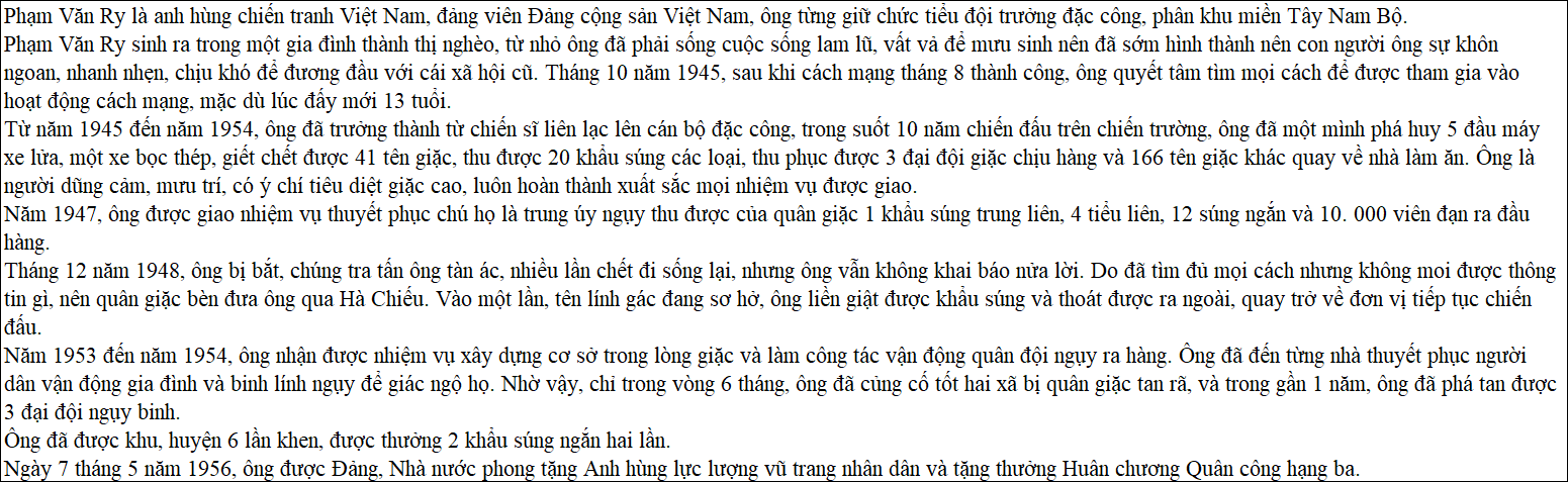 Phạm Văn Ry
