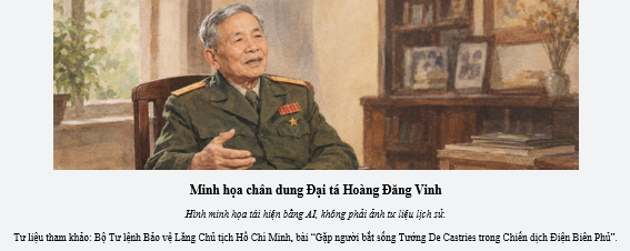 Hồi ức về Đại tá, Anh hùng Lực lượng vũ trang nhân dân Hoàng Đăng Vinh