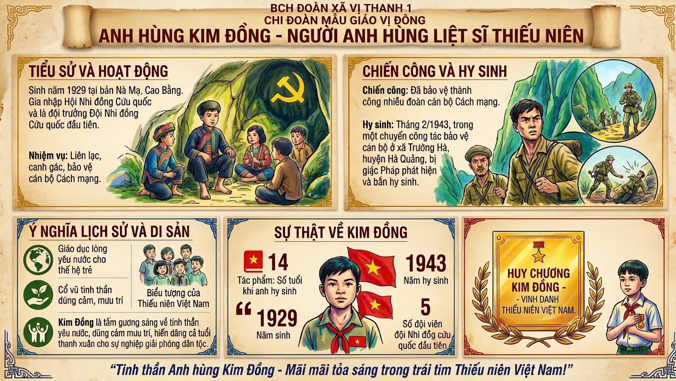 Người anh hùng liệt sĩ thiếu niên Kim Đồng