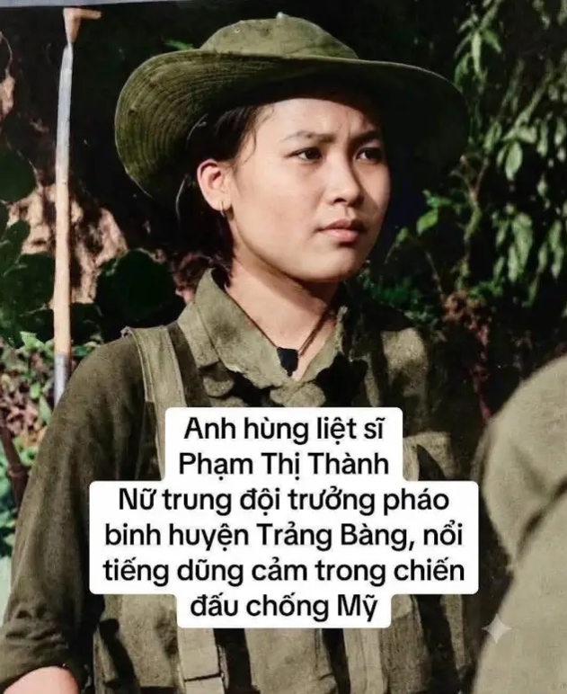 Nữ Anh Hùng Liệt Sĩ Phạm Thị Thành