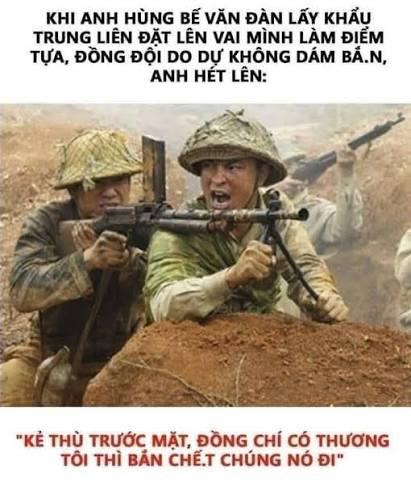 BẾ VĂN ĐÀN-NGƯỜI CHIẾN SĨ LẤY THÂN MÌNH LÀM GIÁ SÚNG