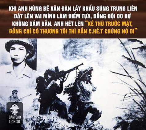 Anh hùng Bế Văn Đàn – Lấy vai làm giá súng