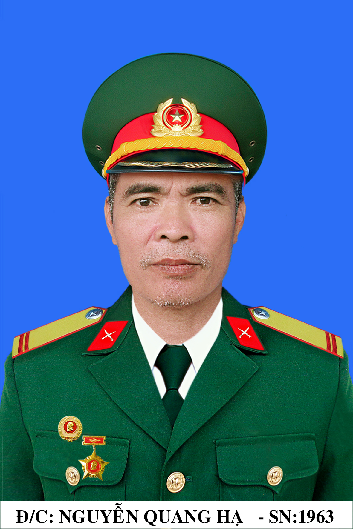 Đồng chí Nguyễn Quang Hạ - chiến sĩ tham gia bảo vệ vùng biên giới