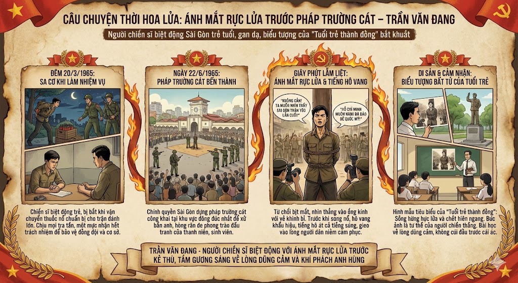 CÂU CHUYỆN THỜI HOA LỬA - LIỆT SĨ TRẦN VĂN ĐANG