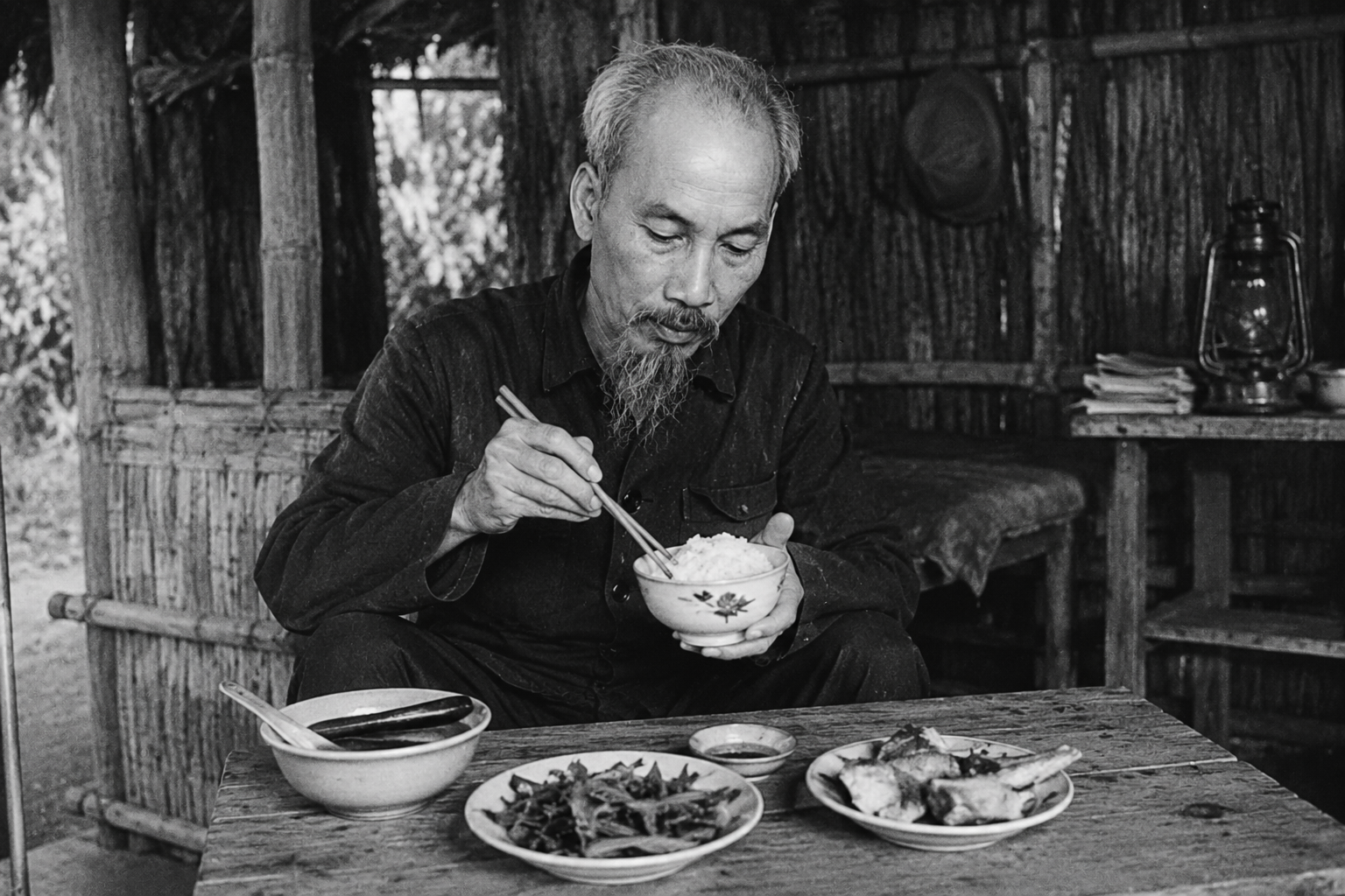 Bác Hồ và bữa cơm kháng chiến