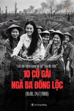 Mười cô gái ngã ba Đồng Lộc – Những đóa hoa immortal