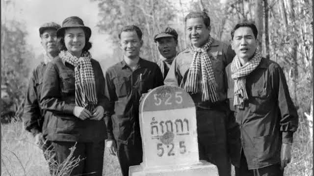 Chiếc võng dù cột giữa hai gốc thốt nốt