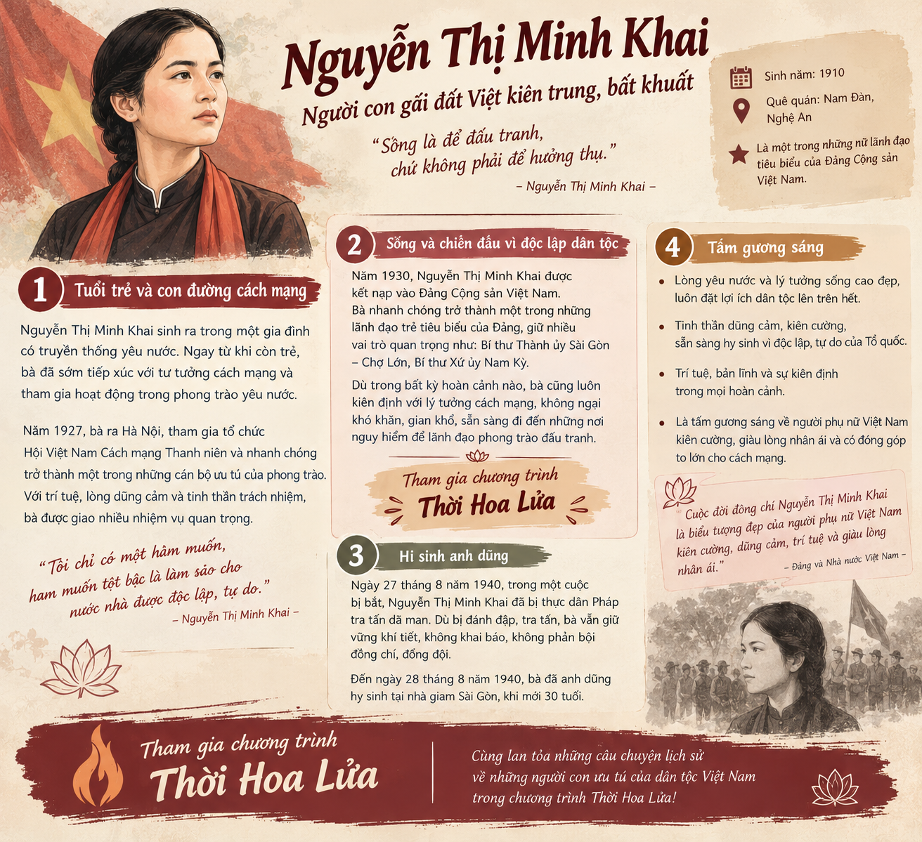 Thời Hoa Lửa - Nguyễn Thị Minh Khai