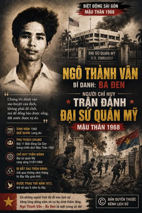 NGƯỜI CHỈ HUY ĐỘI BIỆT ĐỘNG ĐÁNH VÀO ĐẠI SỨ QUÁN MỸ