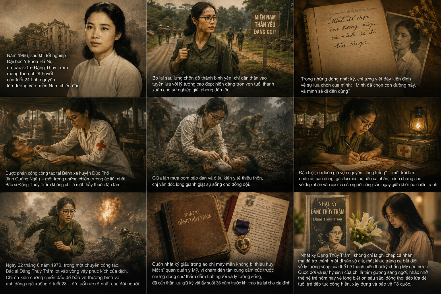 Ký ức của "lòng trắng": Khúc tráng ca về nữ anh hùng Đặng Thùy Trâm