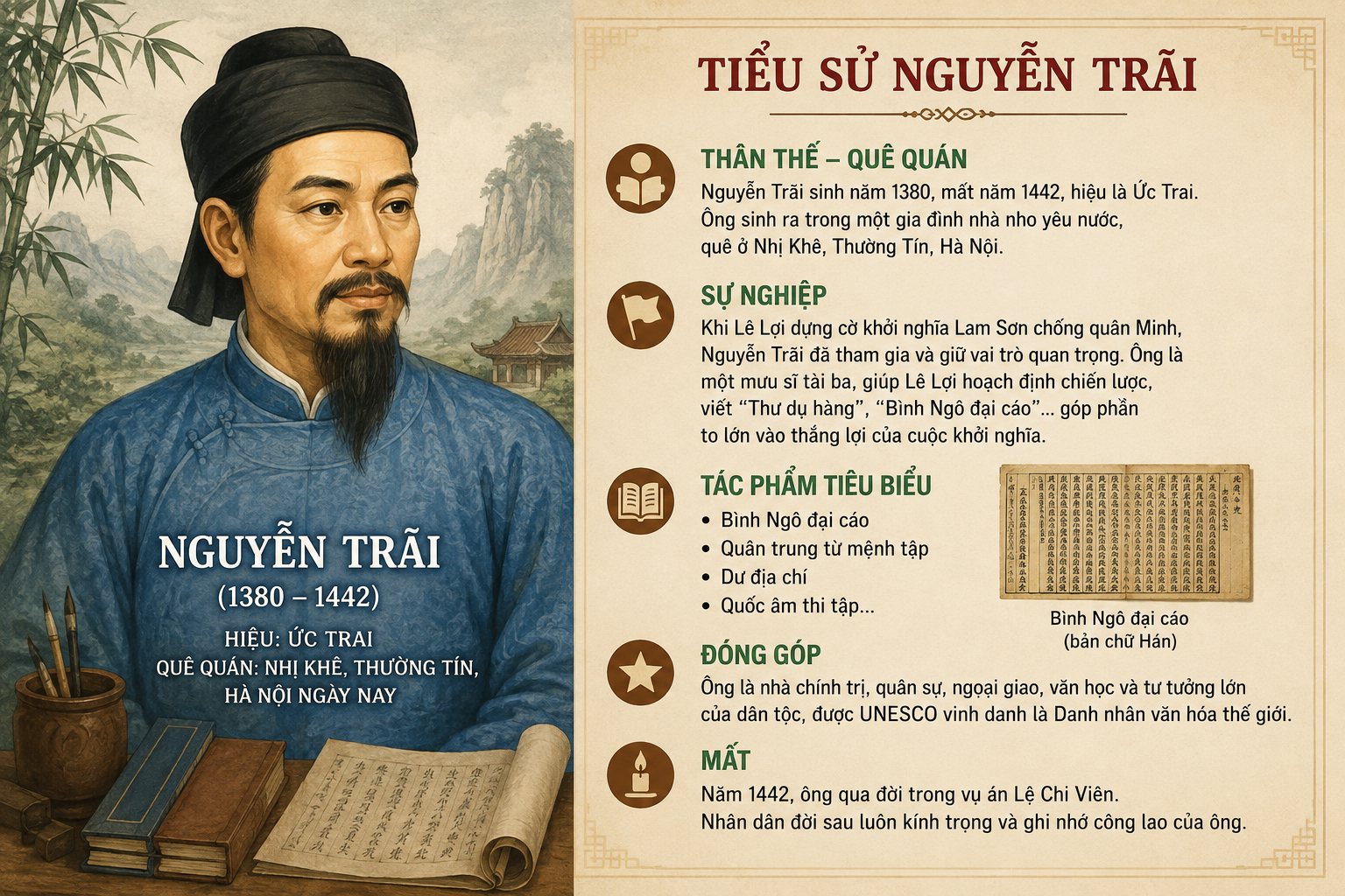 Nguyễn Trãi – Người anh hùng tài ba